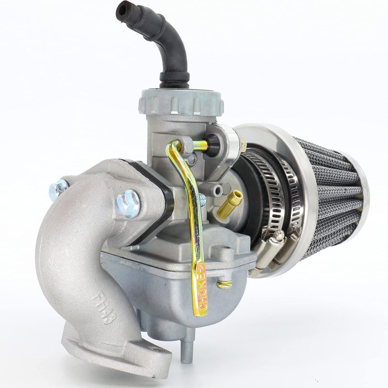 FYSHIQING PZ20 Carburetor Replacement for Kazuma Baja 50cc -125cc TaoTao 110B NST SunL Chinese Quad 4 stroke ATV 4 wheeler Go kart Dirt Bike CRF50F XL75 CRF80F XR50R with 35MM Air Filter +Inlet Pipe Manifold - Image 4